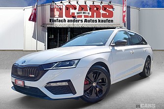 SKODA, Octavia Combi 2.0 TSI RS DSG, Candy White, Kombi, Mech.-Aut. 7-Gang, 245 PS