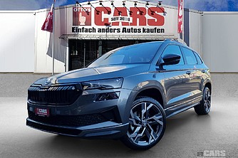 SKODA, Karoq 1.5 TSI ACT SportLine DSG, Graphite Grau met., Geländewagen/SUV, Mech.-Aut. 7-Gang, 150 PS