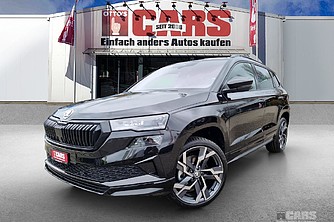 SKODA, Karoq 1.5 TSI ACT SportLine DSG, Magic Schwarz met., Geländewagen/SUV, Mech.-Aut. 7-Gang, 150 PS