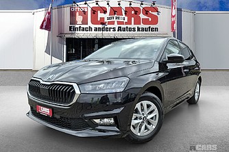 SKODA, Fabia 1.0 TSI Selection DSG, Magic Schwarz met., Limousine, Mech.-Aut. 7-Gang, 115 PS