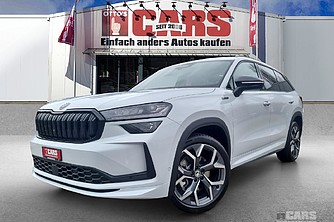 SKODA, Kodiaq NEW 2.0 TSI RS 4x4 DSG, Moon Weiss met., Geländewagen/SUV, Mech.-Aut. 7-Gang, 265 PS