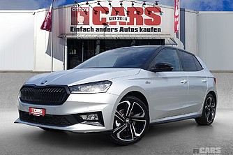 SKODA, Fabia 1.0 TSI Monte Carlo DSG, Brilliant Silber met., Limousine, Mech.-Aut. 7-Gang, 115 PS