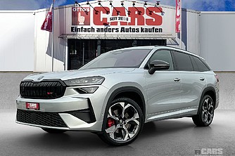 SKODA, Kodiaq NEW 2.0 TSI RS, Brilliant Silber met., Geländewagen/SUV, Mech.-Aut. 7-Gang, 265 PS