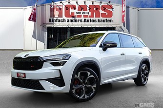 SKODA, Kodiaq NEW 2.0 TSI RS 4x4 DSG, Moon Weiss met., Geländewagen/SUV, Mech.-Aut. 7-Gang, 265 PS