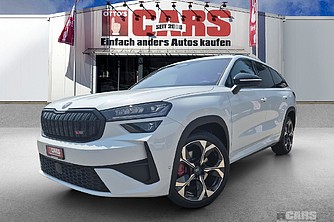 SKODA, Kodiaq NEW 2.0 TSI RS 4x4 DSG, Moon Weiss met., Geländewagen/SUV, Mech.-Aut. 7-Gang, 265 PS