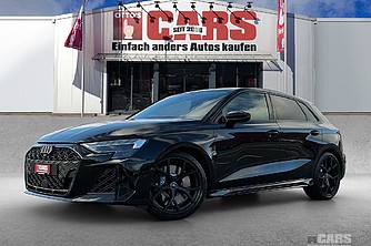 AUDI, RS3 Sportback 2.5 TFSI quattro S-Tronic, Mythosschwarz met., Limousine, Mech.-Aut. 7-Gang, 400 PS