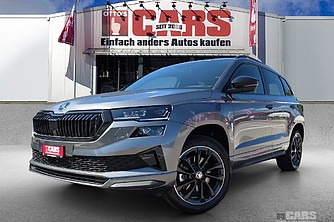 SKODA, Karoq 1.5 TSI SportLine DSG, Graphite Grau met., Geländewagen/SUV, Mech.-Aut. 7-Gang, 150 PS
