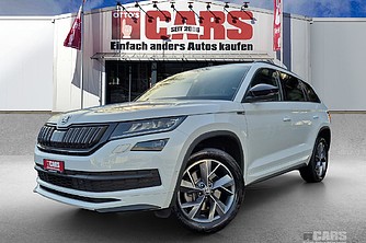 SKODA, Kodiaq 2.0 TSI SportLine 4x4 DSG, Moon Weiss met., Geländewagen/SUV, Mech.-Aut. 7-Gang, 190 PS
