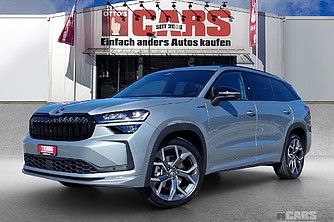 SKODA, Kodiaq NEW 2.0 TSI SportLine 4x4 DSG, Smokey Diamond-silber met., Geländewagen/SUV, Mech.-Aut. 7-Gang, 204 PS